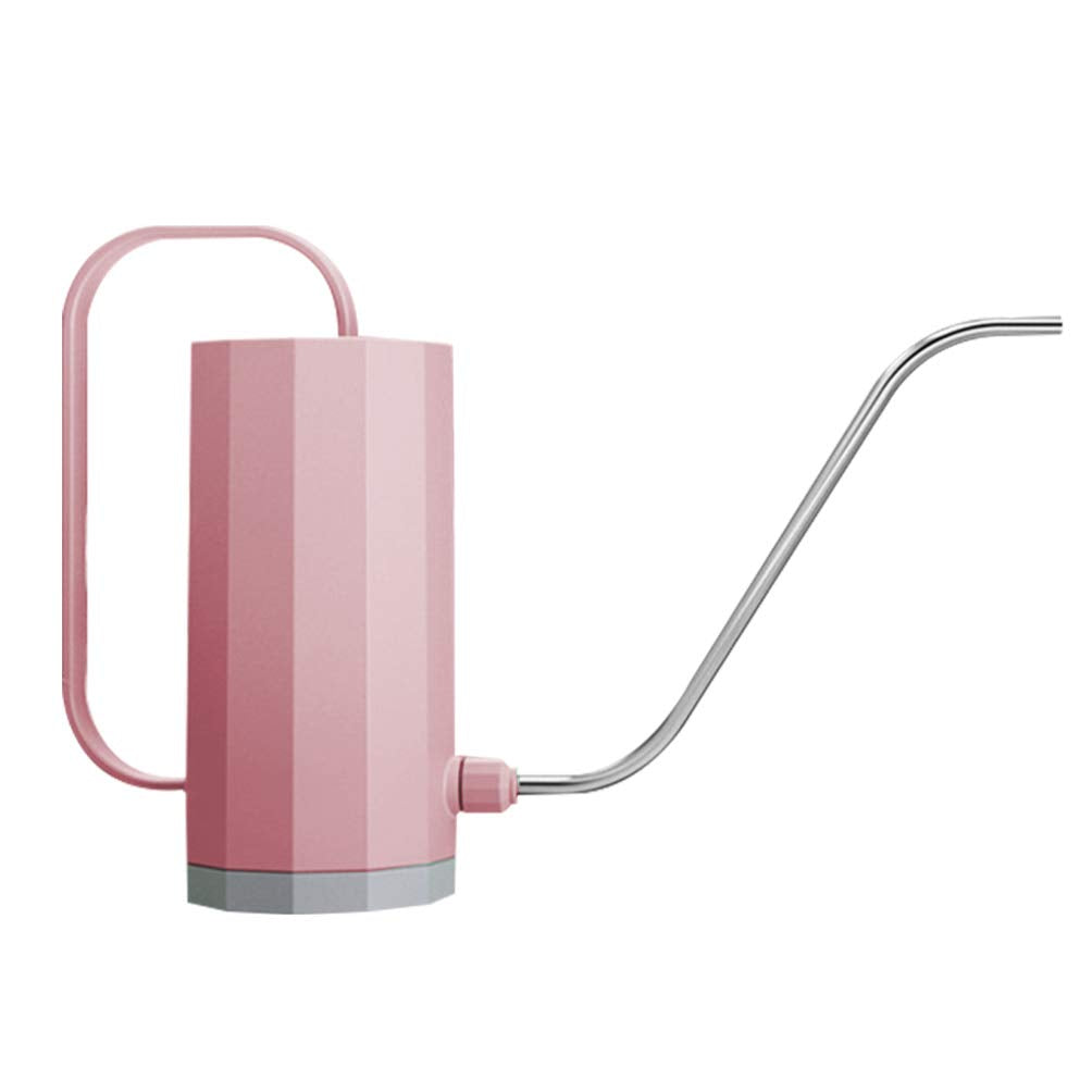 Hemoton 1200ml Long Spout Watering Can for Indoor Plants & Succulents – Modern Plastic Watering Pot with Ergonomic Handle, Cute Garden Water Bottle for Houseplant Care & Seedling Irrigation