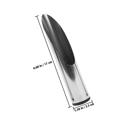OFFSCH Stainless Steel Bonsai Soil Scoop and Gardening Trowel for Potting and Cultivation, Medium Size Hand Tool for Home Planting and Soil Digging