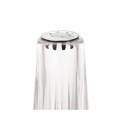 YBM Home Salt and Pepper Shakers Acrylic with Stainless Steel Lid, 1.5oz Clear Spice Herb Dispenser for Dining Table and Farmhouse Decoration, 1231-2