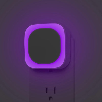 YUNLEX 2 Pack Purple Night Light, Gentle Eye-Care with Dimmable Soft Glow & Indirect Reflection, Auto Dusk to Dawn Sensor, Plug in Nightlight for Meditation Corner, Creative Studio, Bedroom, Bathroom