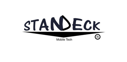 STANDECK A Modern 10 inch Turntable. Plastic, Black for multitasking and optimal viewing.