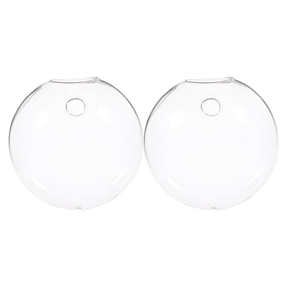 BESPORTBLE 2pcs Wall Hanging Glass Terrarium Vase for Hydroponic Plants, Flat Glass Propagation Bowl, Indoor Plant Holder for Home and Office Décor
