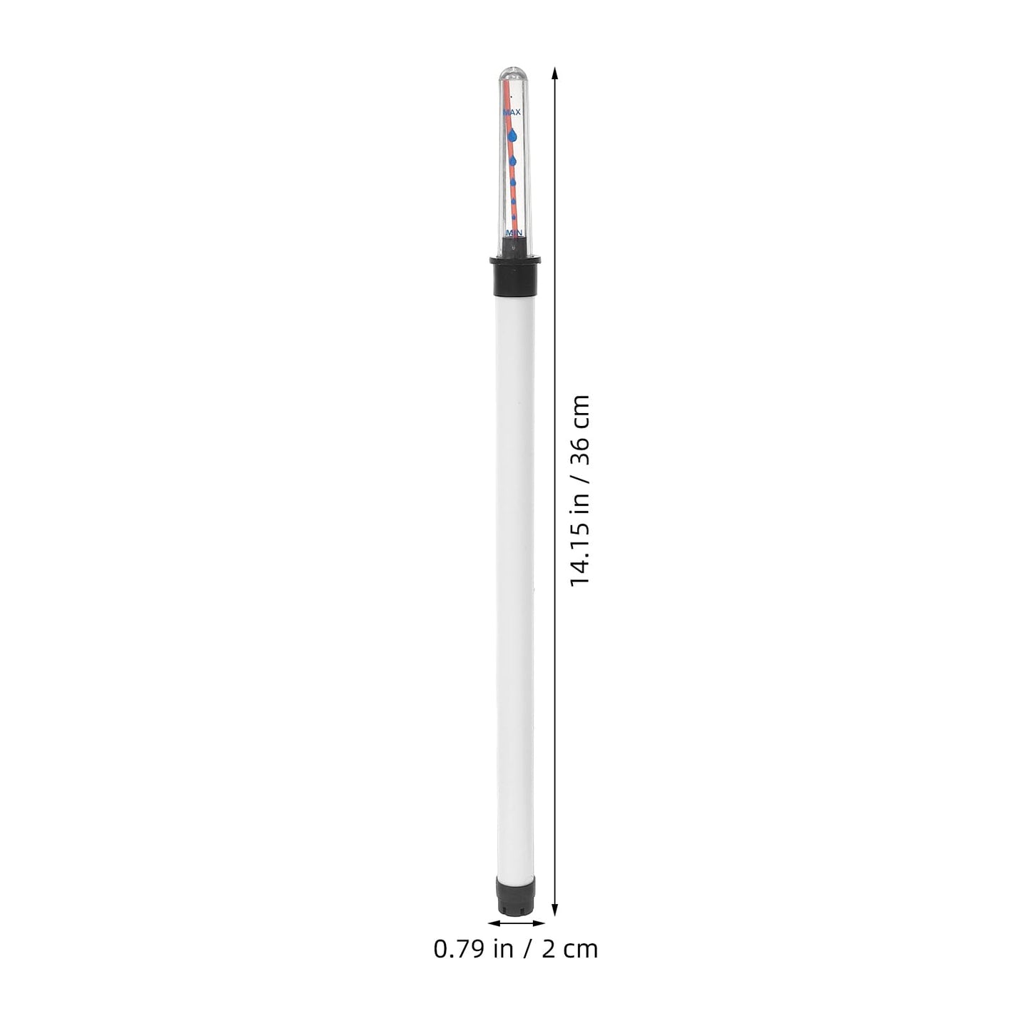 CLISPEED 2Pcs Water Level Gauges, Float Water Level Indicators, Plant Watering Reminders, White, Plastic, 14 Inches