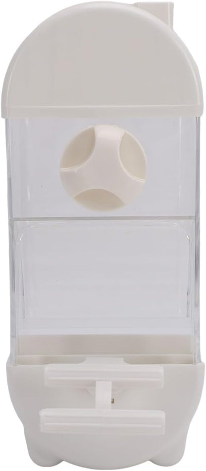 Focket Bird Feeder, 800ml Transparent No Mess Feeding Semi Enclosed Easy Top Fill Bird Feeding Box, Anti Scatter Tray with Hanging Design for Parakeets Cockatiels
