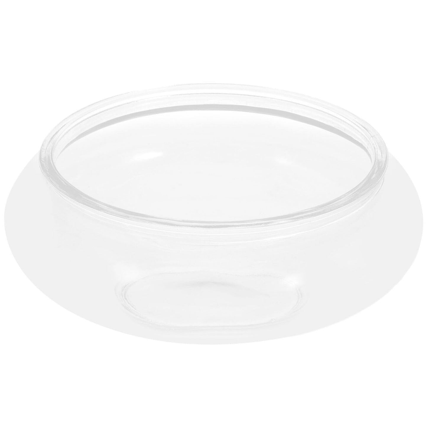 Milisten Glass Bubble Bowl, 15cm Flower Glass Vase Bowl Succulent Planter Air Plants Hydroponic Display Terrarium Floating Candles Bowl Centerpiece Candy Dish, 15.00X15.00X6.00CM, Transparent