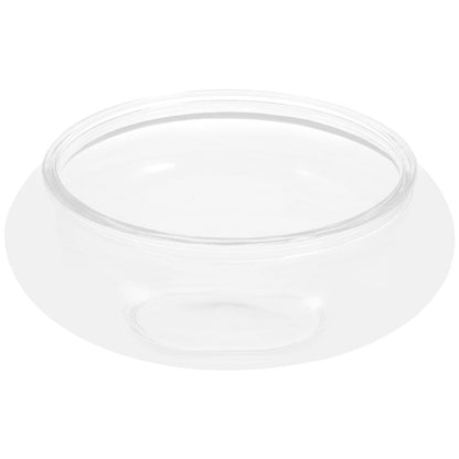 Milisten Glass Bubble Bowl, 15cm Flower Glass Vase Bowl Succulent Planter Air Plants Hydroponic Display Terrarium Floating Candles Bowl Centerpiece Candy Dish, 15.00X15.00X6.00CM, Transparent
