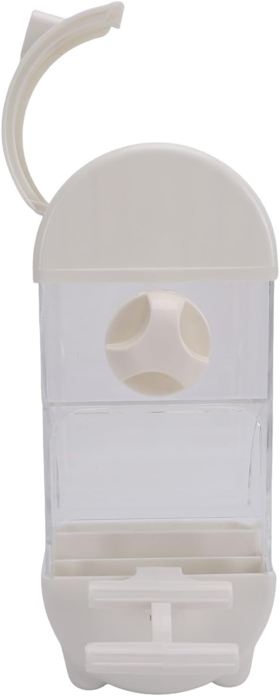 GLOGLOW Hanging Bird Feeding Box, 800ml Large Capacity No Mess Bird Feeder with Automatic Dispensing for Parakeets and Other Birds
