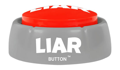 Talkie Toys Products Liar Button - 8 Hilarious Liar Sayings - Funny Talking Button for Games, Political Lies, Big Laughs, Office Humor - Great Gag Gift & Stocking Stuffer