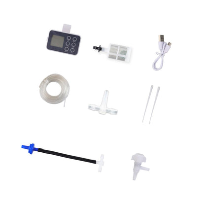 Adjustable Drip Irrigation Set for Housegreens with 15 or 20 Outlets and 300 Seconds Watering Duration Vacation Plant Watering Structure