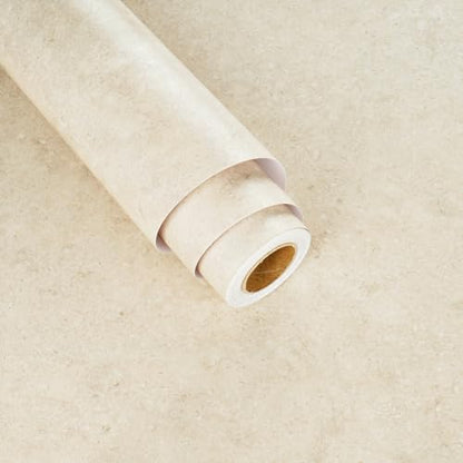 Matte Beige Granite Wallpaper Peel and Stick Countertops Marble Contact Paper for Kitchen Bathroom Waterproof Self Adhesive Granite Vinyl Countertop Covers Backsplash Walls Film 15.75"x78"