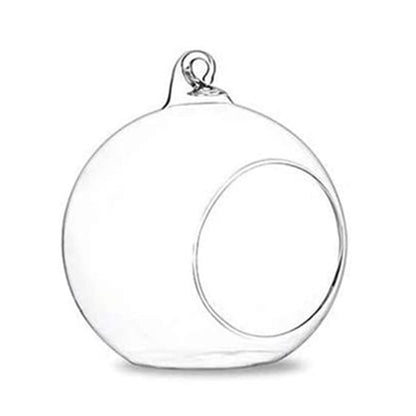 Hanging Glass Terrarium Globe Tea Light Candle Holder Succulents Vase Hanger for Home Wedding Party Indoor Outdoor Decor Glass Terrariums for Plants Wall