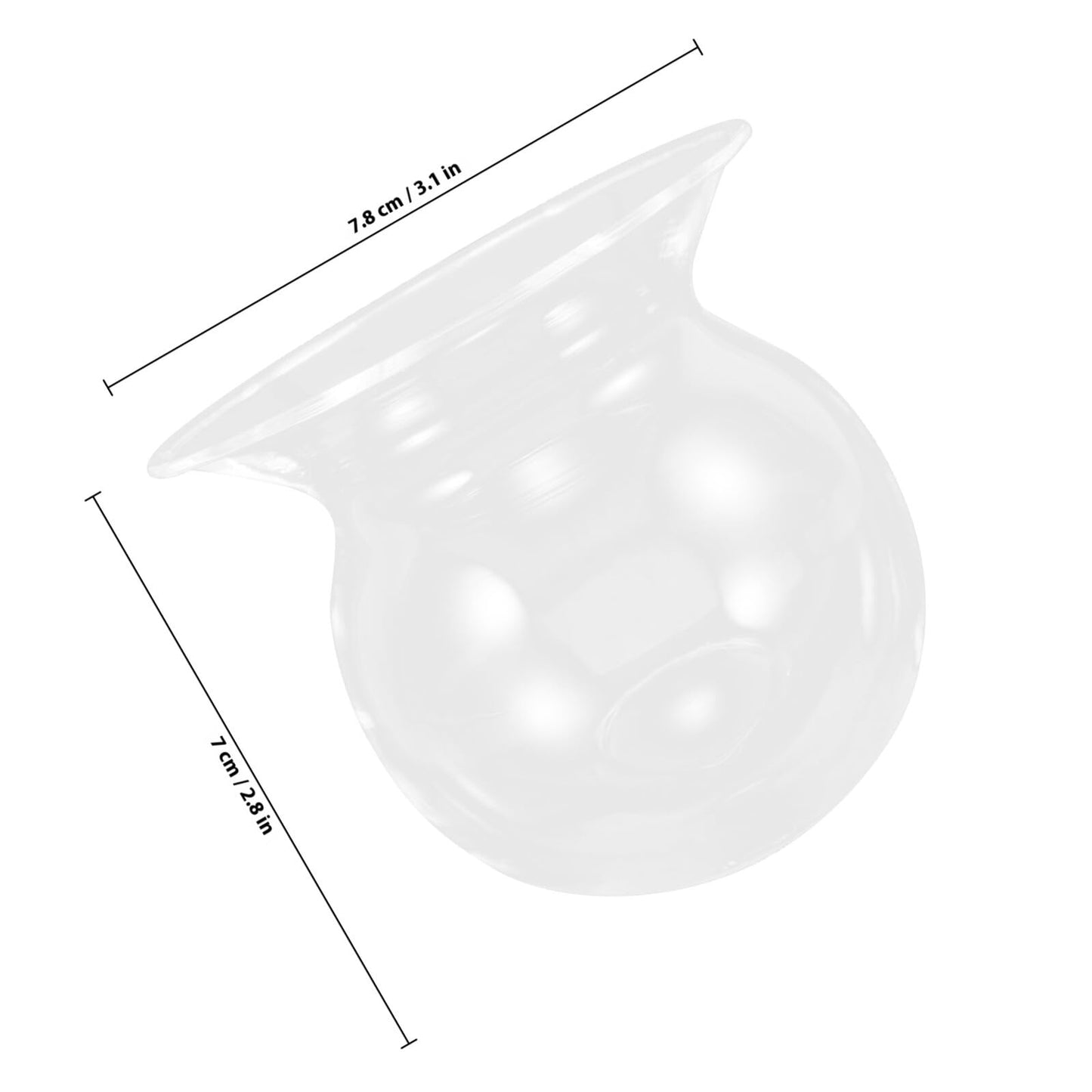 Alipis 4pcs Glass Propagation Vase Set for Hydroponic Plants Floral Terrariums Minimalist Glass Plant Vases for Home Décor and Table Centerpiece