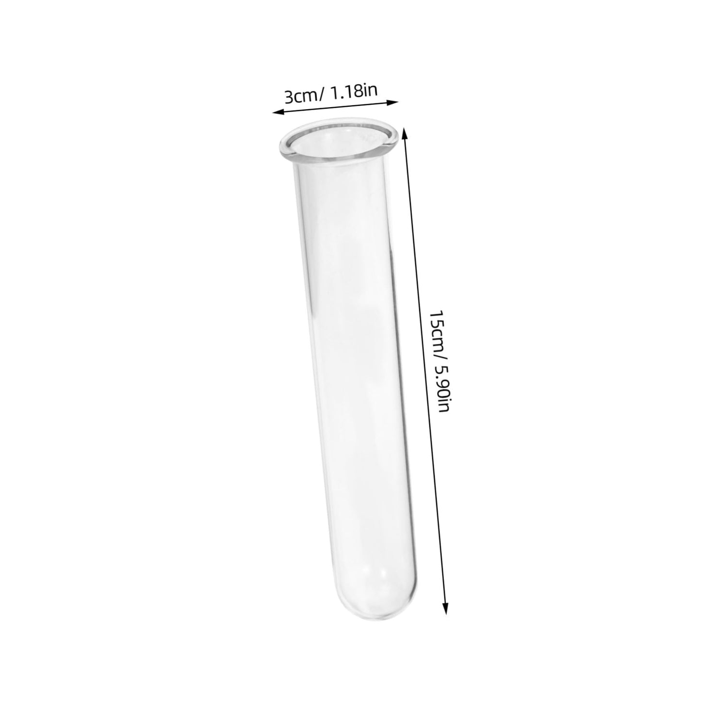CIYODO 4pcs Glass Hydroponic Test Tube Vase for Flowers Geometric Terrarium Home Plant Decor Propagation Vases