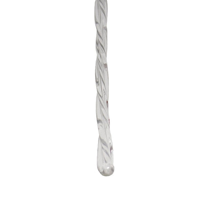 Kurt Adler 7.5-Inch Glass Twist Icicle Ornaments - 6-Piece Set