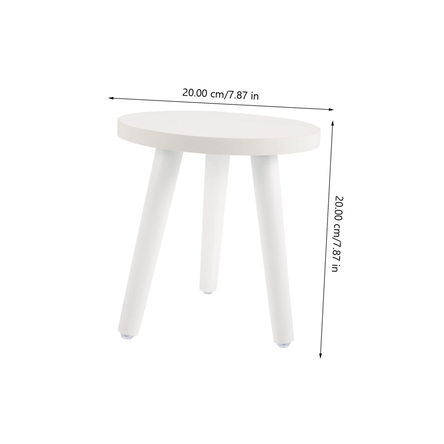 OFFSCH Plant Stand Wood Tall Wood Plant Holder Plant Stand Small Round Side Plant Holders en Stool Display Shelf Bracket Pot White High Rural