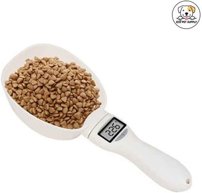 Digital Pet Food Scale, 800g Capacity, LCD Display, Handheld Electronic Measuring Spoon for Cats and Dogs, Auto Power-Off