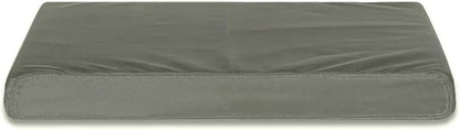 Dog Bed Cover,Waterproof Tough Plastic DIY Pet Bed Cover,Non Stick Hair Easy to Clean Rectangular Fillable Dog Bed Covers with Zipper(Greyish Green,44" L x 32" W x 4" Th,Cover Only)