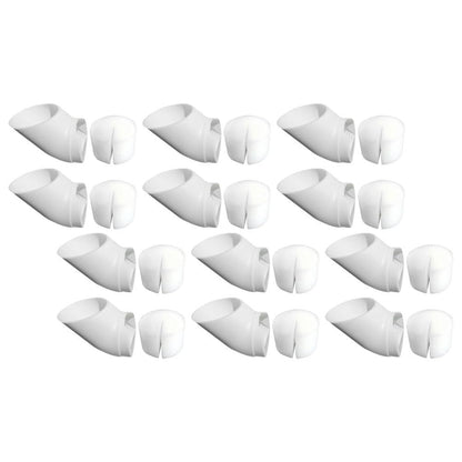FONDOTIN Hydroponic Planting Cups 2.83 X 1.49 Inch Reusable Plastic Garden Containers with for Vertical Hydroponics Tower Indoor Balcony Soilless Vegetable Cultivation