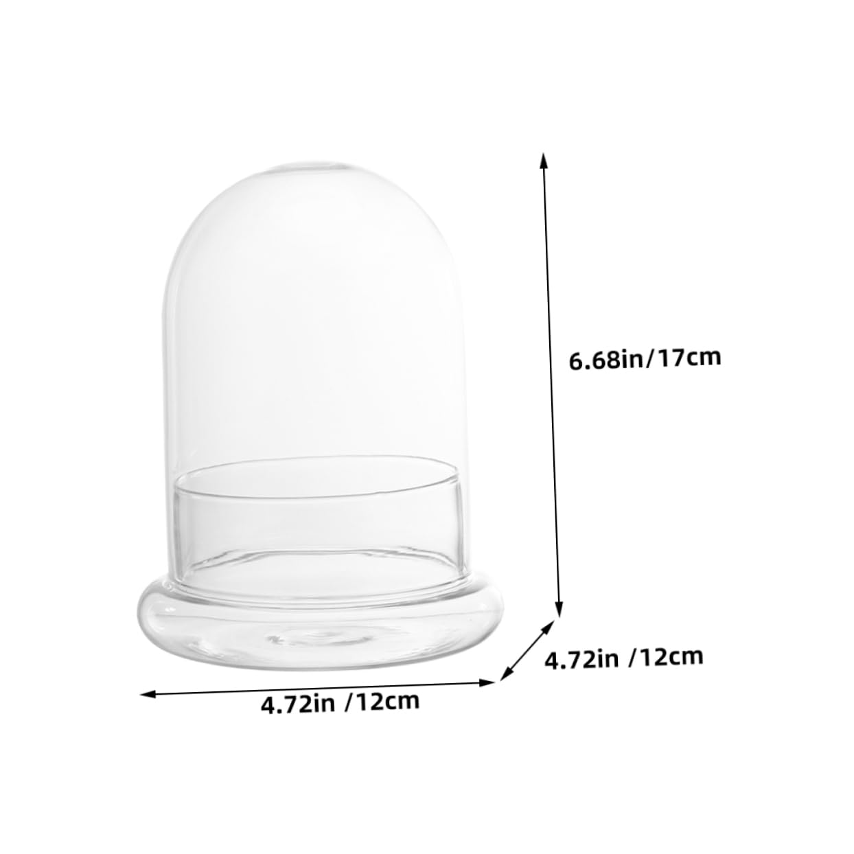 FUNOMOCYA 2pcs Eco Bottle Moss Micro Landscape Bottle Glass Terrarium DIY Plant Container