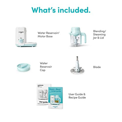 nutribullet Baby Steam + Blend, White/Blue
