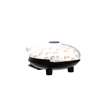 DASH Mini Waffle Maker Machine for Individuals, Paninis, Hash Browns, & Other On the Go Breakfast, Lunch, or Snacks, with Easy to Clean, Non-Stick Sides, Purple Galaxy 4 Inch
