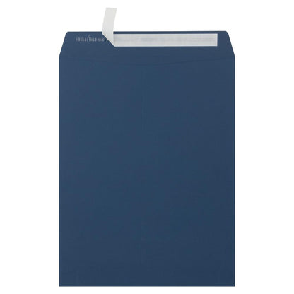 LUXPaper 10 x 13 Open End Envelopes | Peel & Press | Navy Blue | 80lb. Text | 50 Qty