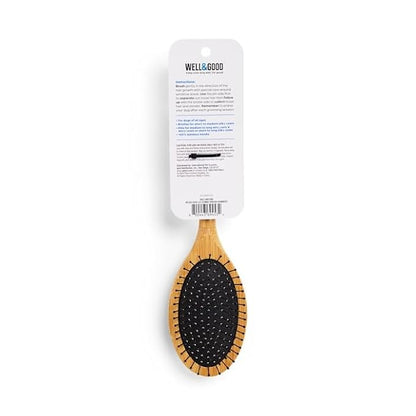 Well & Good by Petco Bamboo Pin and Bristle Dog Brush for All Coats, Large