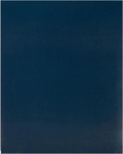 JAM PAPER Custom Printed Semi-Gloss Folders with Round Corner Pockets - Personalized Logo & Text - 12pt C1S - Navy Blue - 100/Pack