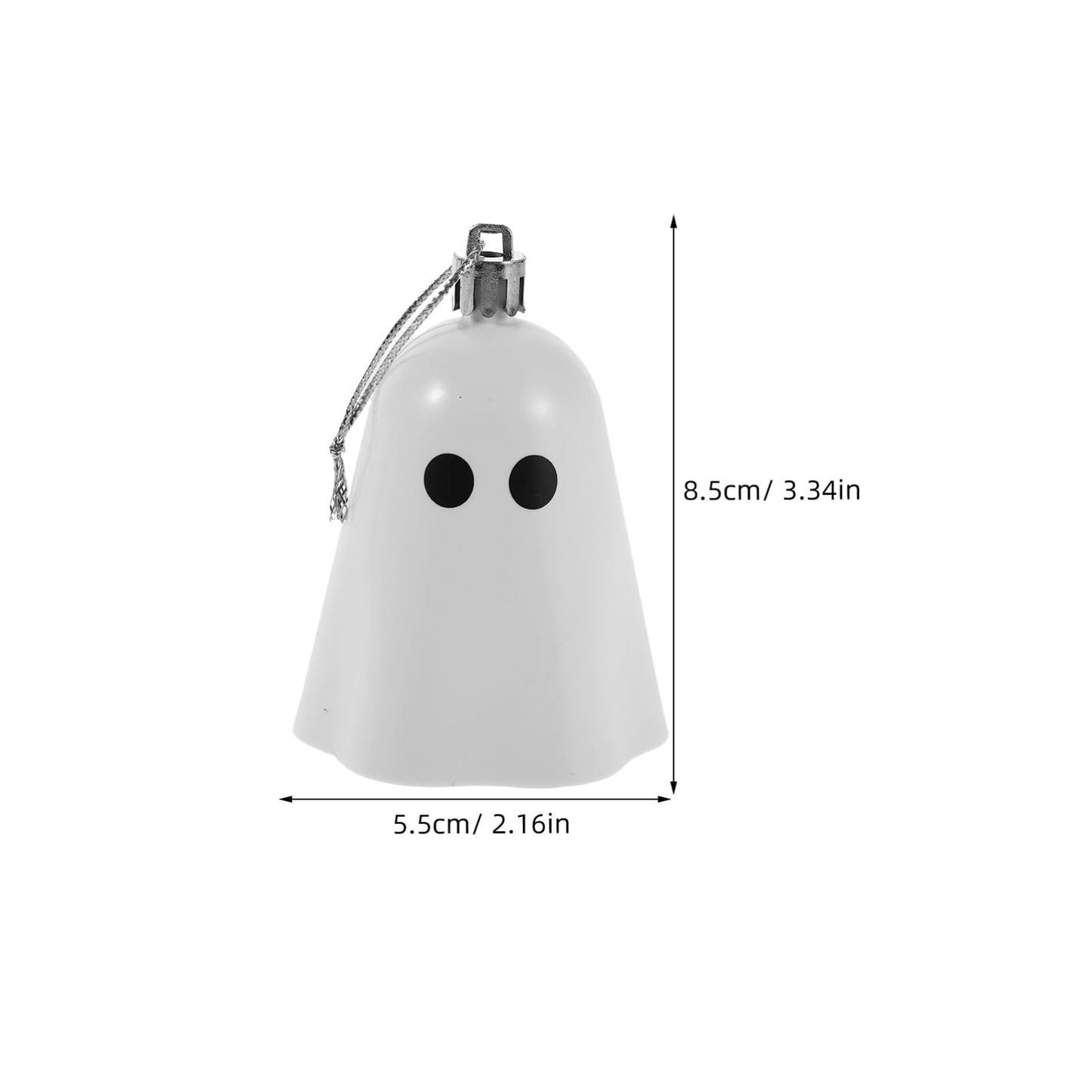 Gadpiparty Mini Resin Ghost Hanging Decorations for Halloween - Small Spooky Wall Ornaments and Party Pendants 3.35 Inch Home Halloween Decor Accents