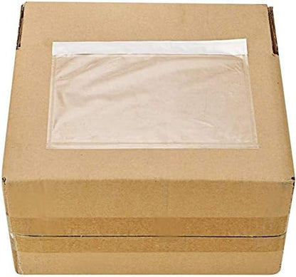 6" x 9" Clear Plastic Adhesive Packing List Mailing/Shipping Envelope Pouch (1000-Pack)