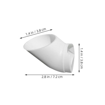 FONDOTIN Hydroponic Planting Cups 2.83 X 1.49 Inch Reusable Plastic Garden Containers with for Vertical Hydroponics Tower Indoor Balcony Soilless Vegetable Cultivation