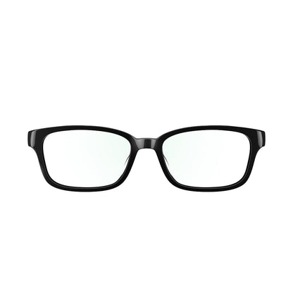Amazon Echo Frames, an Alexa device (newest model), Smart glasses with Alexa, Modern Rectangle frames in Charcoal Gray with blue light filtering lenses