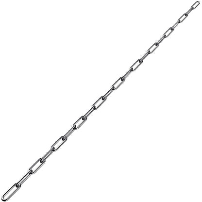 Stainless Steel Chain, Lsqurel 13ft Metal Chain Link Chain Small 5/64in Light Duty Chain Utility Chain Jack Chain for Home Outdoor Camping Hanging etc (5/64in-13ft)