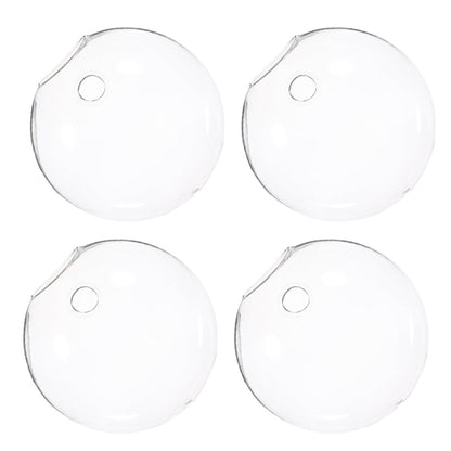 Toyvian 4pcs Wall Hanging Glass Terrarium Planter Vases for Hydroponic Plants Glass Flower Pots Decorative Indoor Outdoor Home Décor