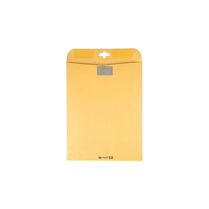 Quality Park 10 x 13 Clasp Envelopes, 100 Pack, Document Envelopes with Redi-Tac Closure and Gummed Flap, Heavyweight 28 lb Paper with Double Prong Clasp, for Mailing and Storage, Brown Kraft