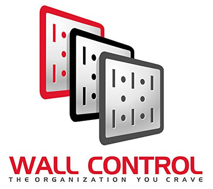 Wall Control KT-200-DLX Blue Slotted Metal Pegboard Hook Kit for Storage & Organization – Deluxe Assortment, 50 lbs Capacity, Made in USA