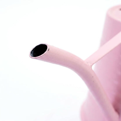 HORTICAN Small Watering Can, Matte Pink (Almost Mauve), 34oz., Metal Watering Can with Long Spout, Nice Indoor Water Can, Plant Water Can for Indoor Plants