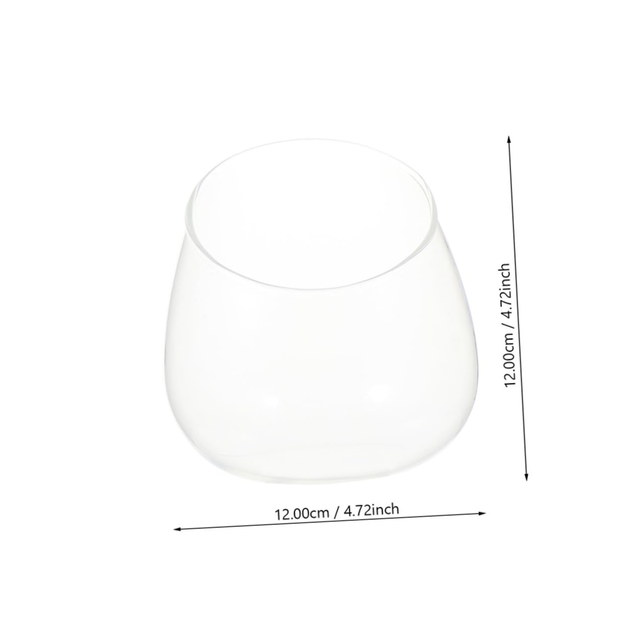 Zerodeko 3Pcs Cut Glass Bottle for Succulents Micro Landscape Terrarium Decorative Planter for Home Easy to Replace Plants Modern Style Display Container