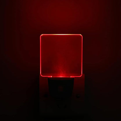 KINUR Red Night Light,2 Pack LED Night Lights Plug into Wall with Dusk to Dawn sensors, Plug in Night Lights for Kids Room, Bedroom, Bathroom, Baby Nursery,Stair Lights, Hallway Light, Daylight