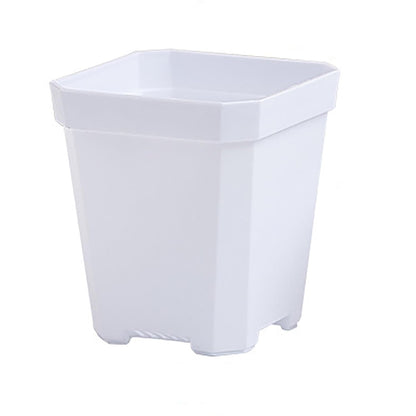 Gurygo 2.16 Inch Plant Pots, Small Flower Pots with Drainage Hole and Saucer, Decorative Nursery Pot Bulk for African Violet, Snake Plant, Succulent, Herb and Plants Indoor (White)