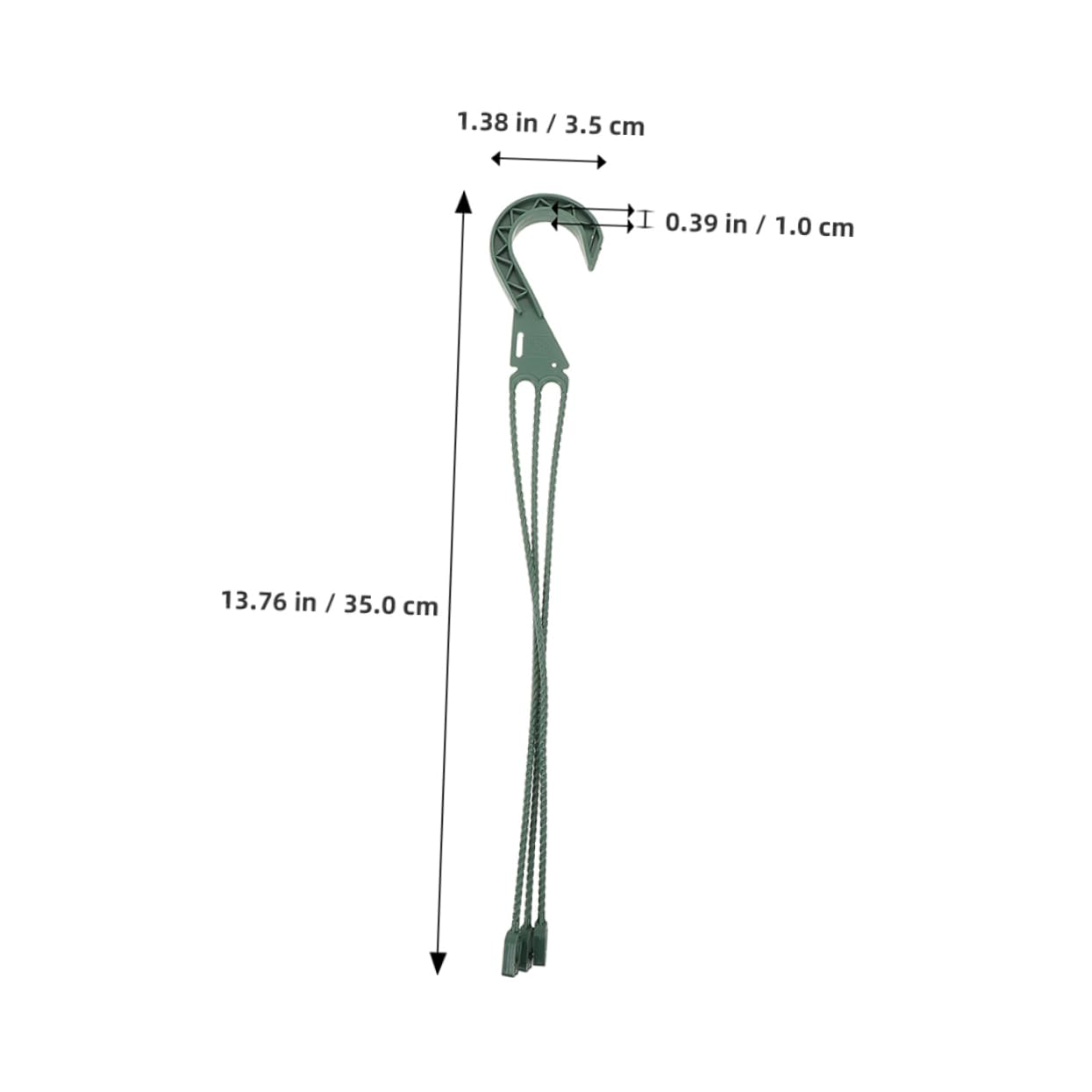 Happyyami 5Pcs Hanging Basket Chain with Hooks Versatile Wire Flower Pot Hanger for Indoor and Outdoor Planters Easy Setup Plant Hangers for Plants and Succulents