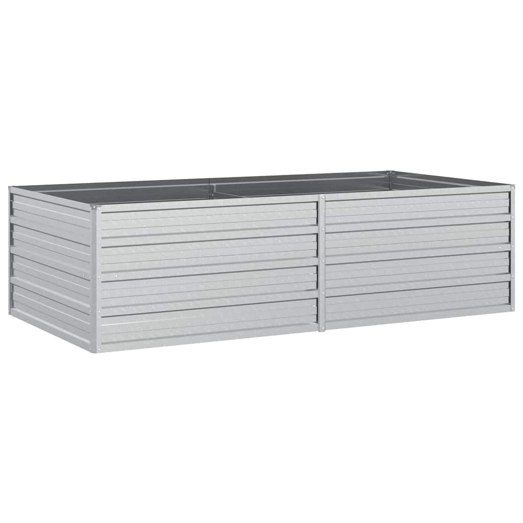 Garden Raised Bed Silver Galvanized Steel Large Garden Raised Bed, Gardening, Pots & Planters, 316884