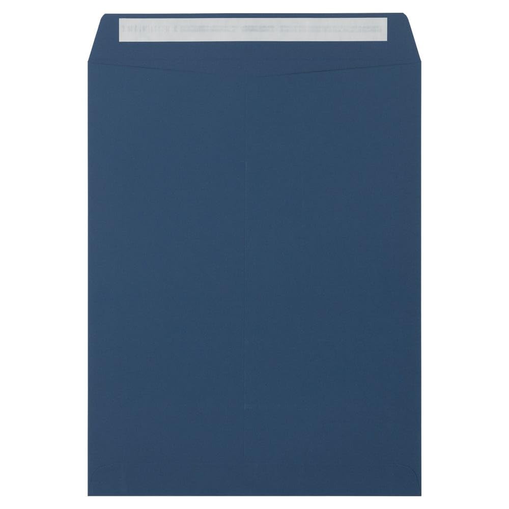 LUXPaper 10 x 13 Open End Envelopes | Peel & Press | Navy Blue | 80lb. Text | 50 Qty