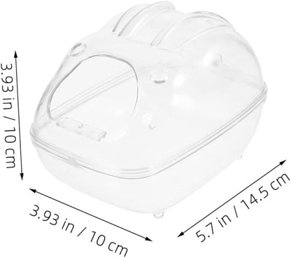 Hamster Bathtub Multi-use Pet Bathroom Chinchilla Dust Bath Container Durable