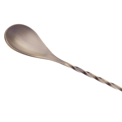 Barfly Teardrop Bar Spoon, 11 13/16" (30 cm), Antique Gold