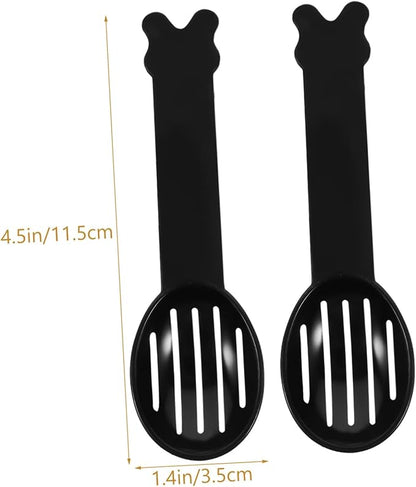 Levemolo 5-Piece Hamster Dust Bath Kit Chinchilla Sand Scoop Bathroom Sand Shovel Colander Spoon Easy- Material for Pet Grooming Random Color
