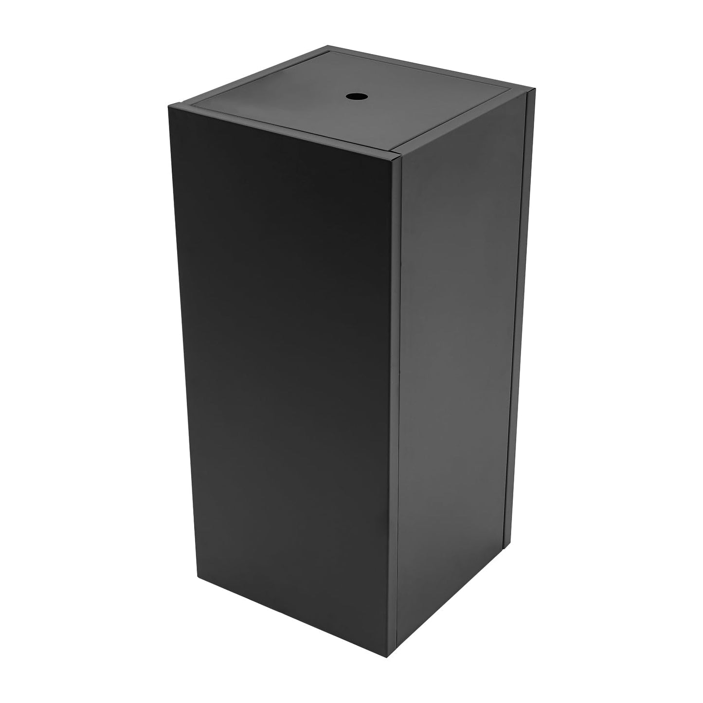 BILPIKOGoo Planter Box for Outdoor Plants, 14Lx14Wx30H Inch, Tall Metal Planter Box with Drainage Holes for Outside, Indoor, for Patio Decor & Backyard Gardening