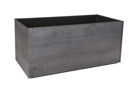 Nice Planter Corten Steel Trough Planter, 16" x 46" x 16"