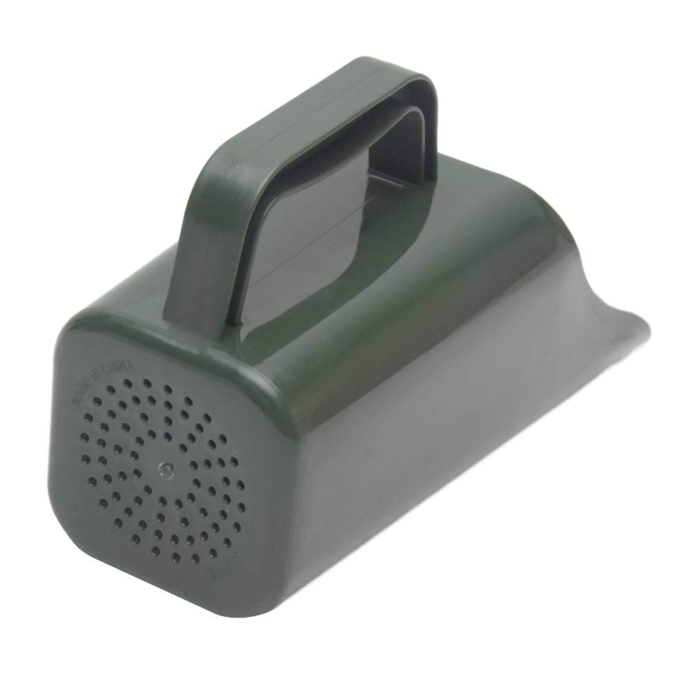 Garden Plastic Shovel, Garden Tool Bucket Shovel, Cultivation Bucket Scoop Sieve Multi Function Spoon Rush Potted Plant Wear Resistant Digging Tool for Flower Vegetable, Plants Care(Color:Green)