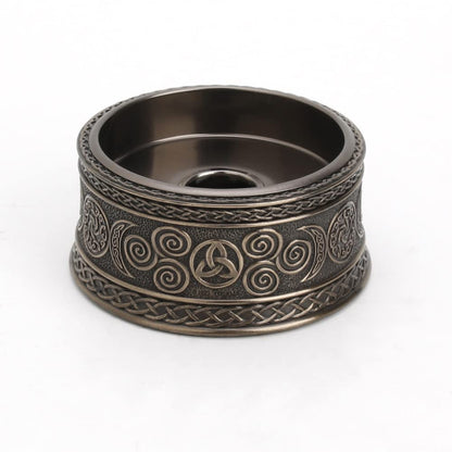 Veronese Design 2 3/8" Tall Celtic Knot Triple Moon Goddess Sigil Votive Candle Holder